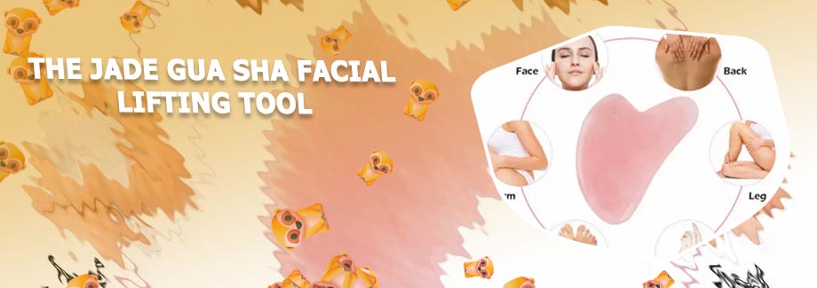 Gua sha facial jade