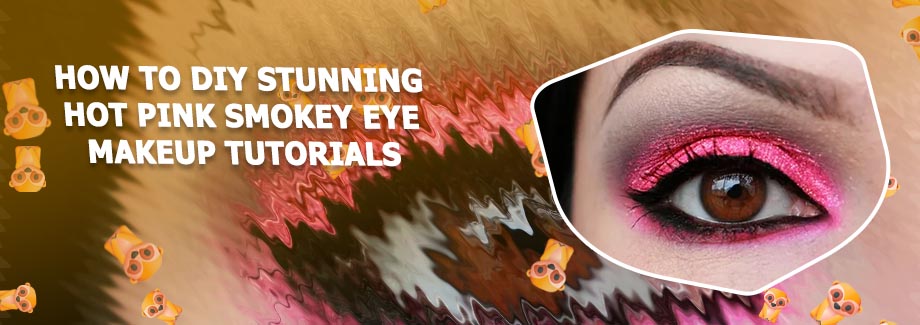 Hot pink eyeshadow looks