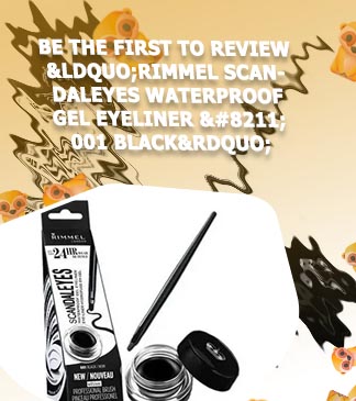 Rimmel scandaleyes waterproof gel eyeliner