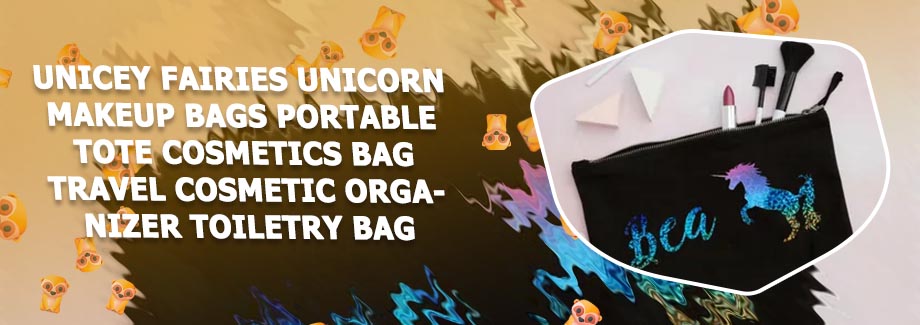 Unicorn makeup pouch