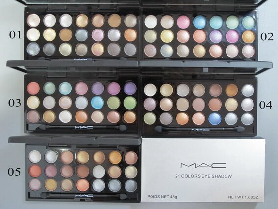 Mac 21colors eyeshadow(5sets)