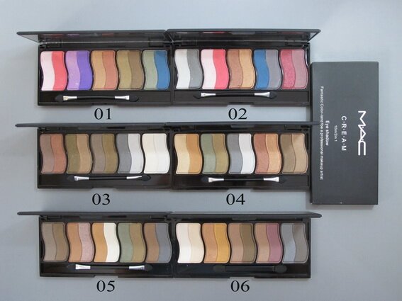 Mac 10colors eyeshadow(6sets)