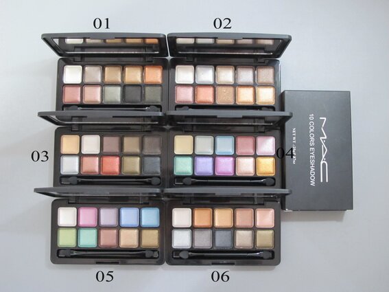 Mac 10colors eyeshadow(6sets)