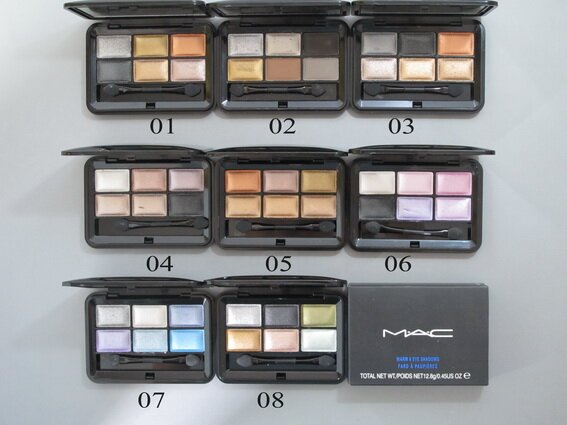 Mac 6colors eyeshadow(8sets)